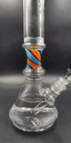 17.5" Genie 9mm Curved Tube Beaker Bong - Avernic Smoke Shop