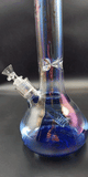 19" Genie Rainbow Metallic 7mm Glass Beaker Bong - Avernic Smoke Shop