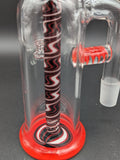 2K Glass 18mm Worked Ash Catcher and Bowl Combo - Avernic Smoke Shop