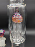 2K Glass Dual Inline to 8 Arm Bongs - Color Accented - Avernic Smoke Shop