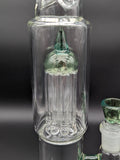2K Glass Dual Inline to 8 Arm Bongs - Color Accented - Avernic Smoke Shop