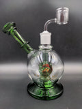 8" Tsunami Concentrate Rig Shower Head Side Neck Dome - Avernic Smoke Shop