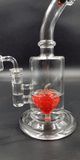 9" Genie Strawberry Dab Rig - Avernic Smoke Shop