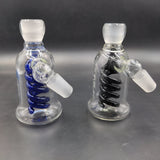 Double-Coil Diffuser Ash Catchers - 18mm 45 Degrees - Avernic Smoke Shop