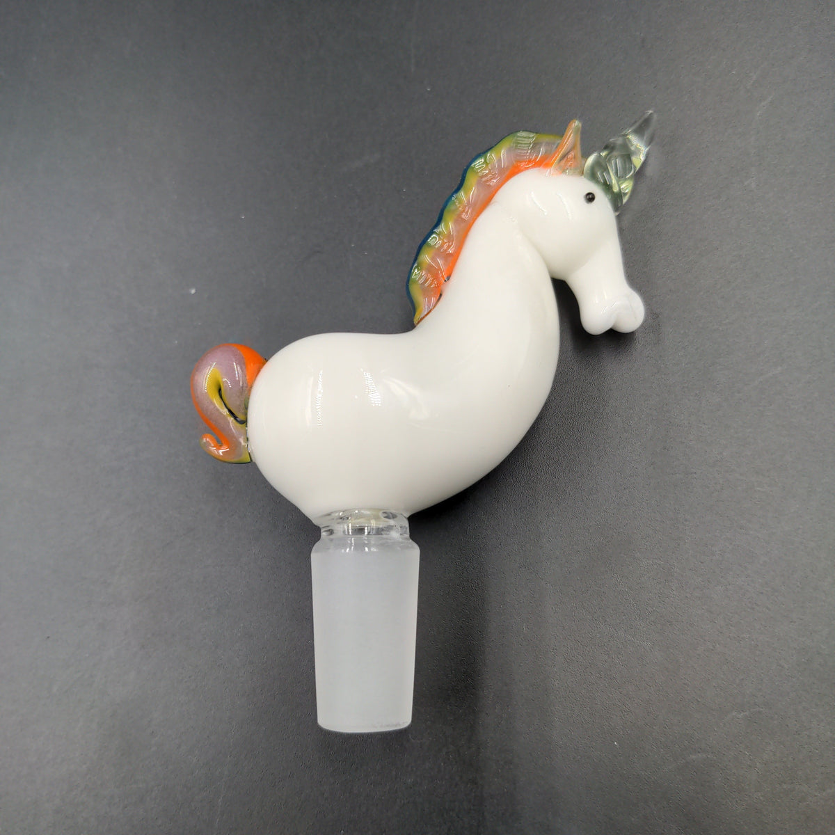Chameleon Glass Unicorn Pipe