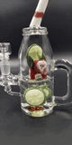 Empire Glassworks Water Pipe - Icy Strawberry Cucumber Detox - Avernic Smoke Shop