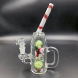 Empire Glassworks Water Pipe - Icy Strawberry Cucumber Detox - Avernic Smoke Shop