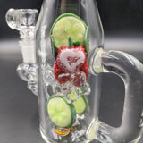 Empire Glassworks Water Pipe - Icy Strawberry Cucumber Detox - Avernic Smoke Shop