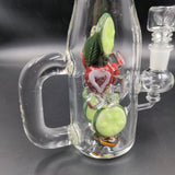 Empire Glassworks Water Pipe - Icy Strawberry Cucumber Detox - Avernic Smoke Shop