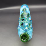 Full Color Dino Skull Sculpture Rig - by EKA Glass - Avernic Smoke Shop