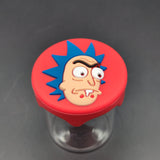 Glass Themed Storage Jar w/ Silicone Lid - Avernic Smoke Shop