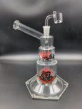 Gun's N' Roses-"Appetite For Destruction"-10"-Hex Base-Dab Rig - Avernic Smoke Shop