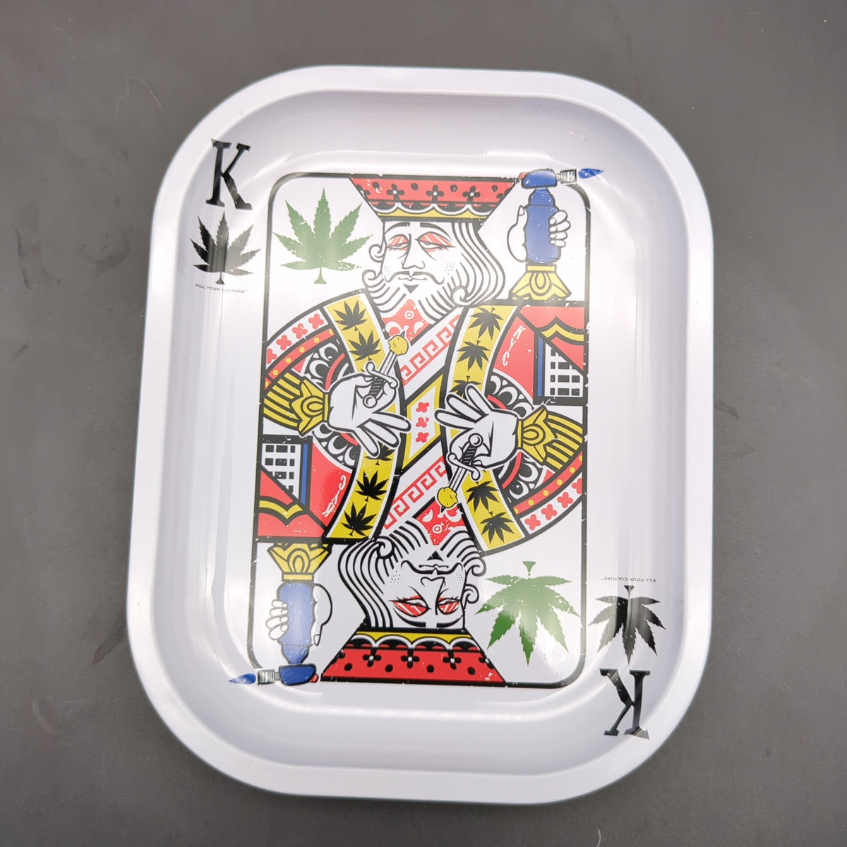 Kill Your Culture Rolling Tray - 5.5x7  King of Concentrates – Avernic  Smoke Shop