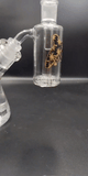 MAV 18" x 9mm Golden Palms Beaker Bong + Ash Catcher Combo - Avernic Smoke Shop