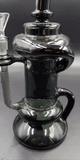 MAV Glass Big Bear Recycler - Black + Smoked Black - Avernic Smoke Shop
