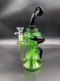 MAV Glass Big Bear Recycler - Ooze + Black - Avernic Smoke Shop