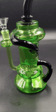 MAV Glass Big Bear Recycler - Ooze + Black - Avernic Smoke Shop