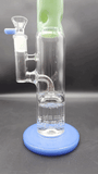 Midnight Glass 14.5" Straight Tube w/ Tree Perc - Avernic Smoke Shop
