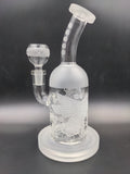 Milky Way Glass "Bee Hive" 8" Bubbler - Avernic Smoke Shop