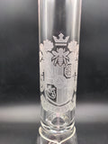 Milky Way Glass "Coat of Arms" Beaker - Avernic Smoke Shop