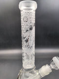 Milky Way Glass Mini Bee Hive 11" Beaker - Avernic Smoke Shop
