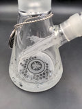 Milky Way Glass Mini Bee Hive 11" Beaker - Avernic Smoke Shop