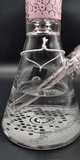 Milky Way Pink "Beehive" 15" Beaker - Avernic Smoke Shop