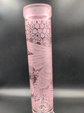 Milky Way Pink "Beehive" 15" Beaker - Avernic Smoke Shop