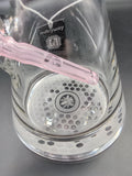 Milky Way Pink "Beehive" 15" Beaker - Avernic Smoke Shop