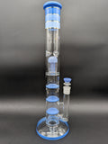 Phoenix 18" Straight Tube Quad Perc Bong - Avernic Smoke Shop