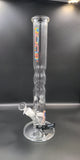 Roor 18" 5mm Narrowing Straight Tube with Rainbow Lettering - Avernic Smoke Shop