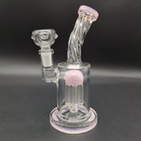 Small Stemless GoG Twisted Water Pipe W Tree Perc - Avernic Smoke Shop