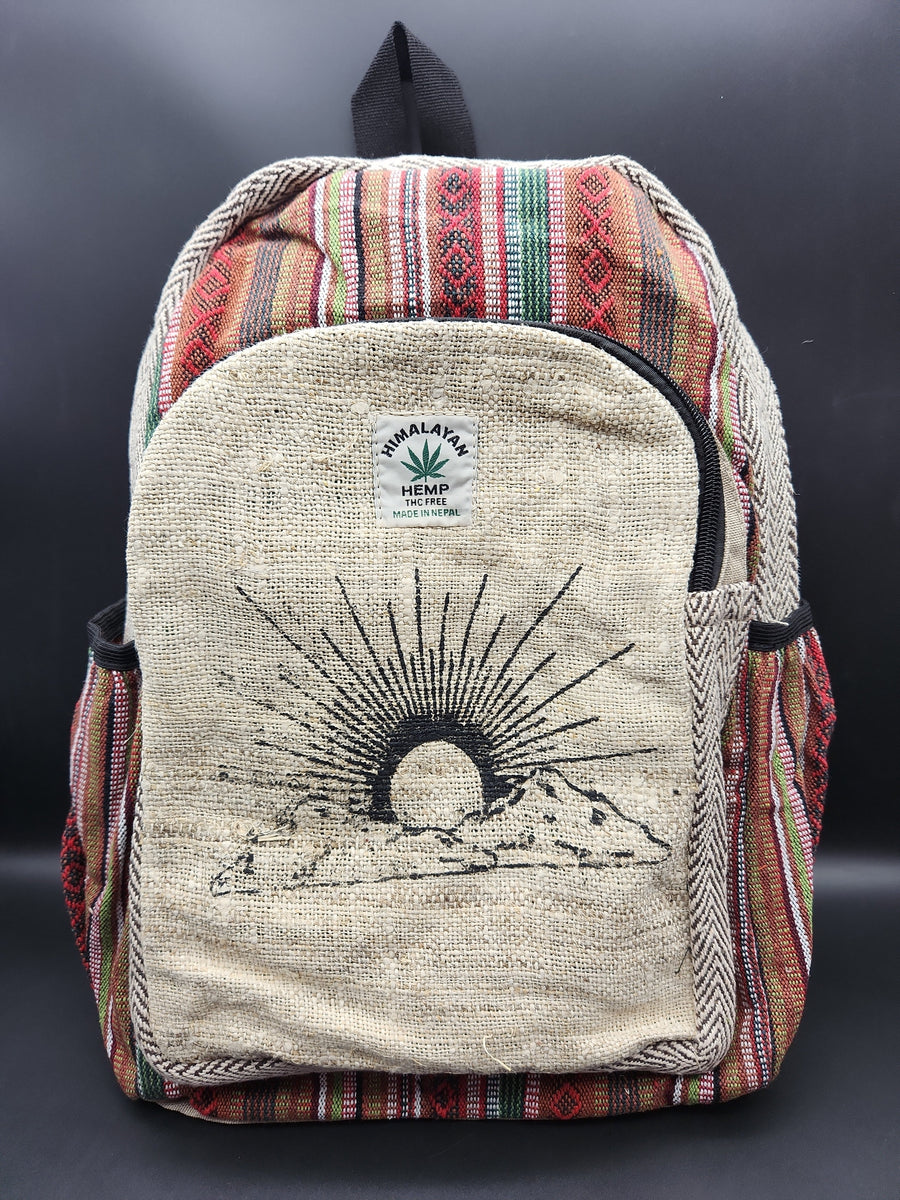 ThreadHeads Himalayan Hemp Mountain Sunrise Backpack - 11