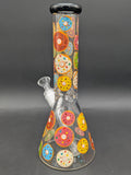 10" Classic Beaker w/ Donuts