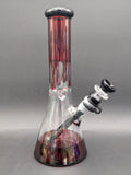 10" Color Drip Beaker Bong
