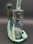 10" Enchanted Land Glass Water Pipe