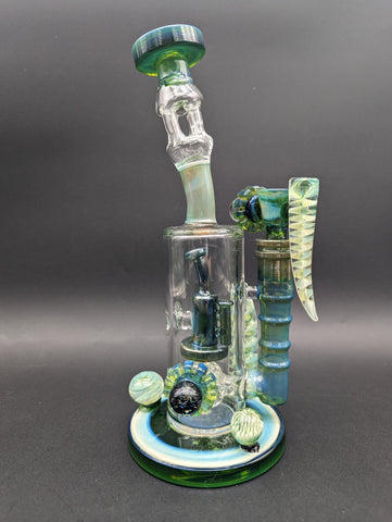 10" Enchanted Land Glass Water Pipe