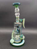 10" Enchanted Land Glass Water Pipe