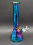 10" Gradient Iridescent Beaker Bong