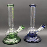 10" Phoenix Color Accent Showerhead Beaker-Avernic Smoke Shop