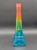10" Rainbow Eiffel Tower Water Pipe