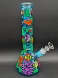 10" Rippin' Reefs Ocean Floor 3D Beaker-Avernic Smoke Shop