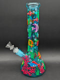 10" Rippin' Reefs Ocean Floor 3D Beaker-Avernic Smoke Shop