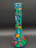 10" Rippin' Reefs Ocean Floor 3D Beaker-Avernic Smoke Shop