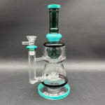 10.5" Multi Color Incycler Bong