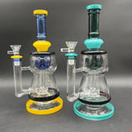 10.5" Multi Color Incycler Bong