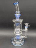 11" Two Tier Bent Neck Water Pipe