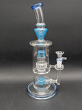 11" Two Tier Bent Neck Water Pipe