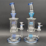 11" Two Tier Bent Neck Water Pipe
