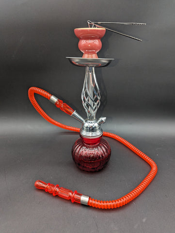 12" Swirl 1-Hose Premium Hookah